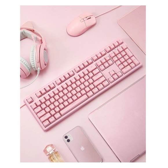 Aukey Mechanical Gaming Keyboard - Pink - Picture 2 of 3